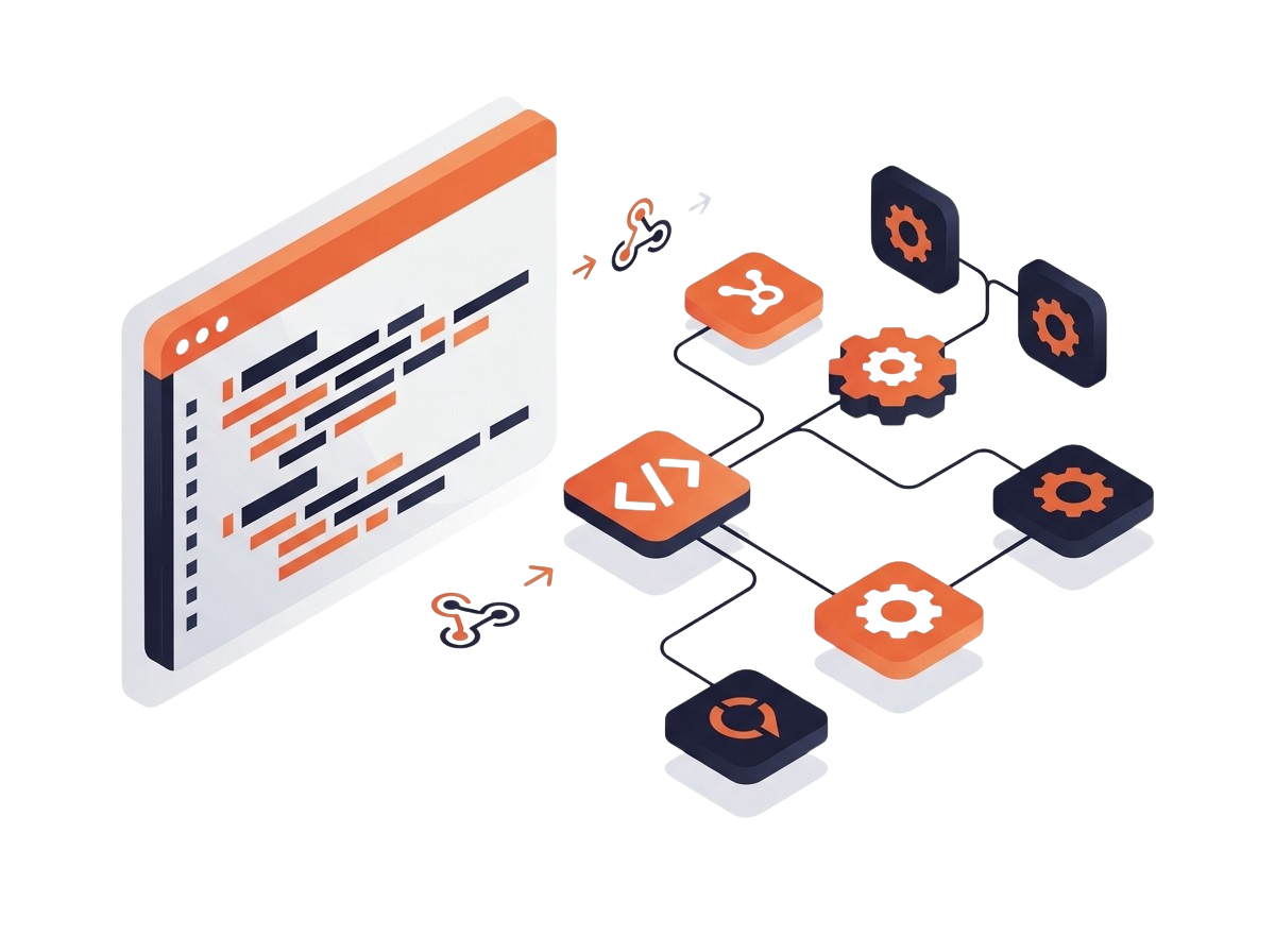 Code editor showing REST API call example for automating Sales Navigator scraping with Vayne